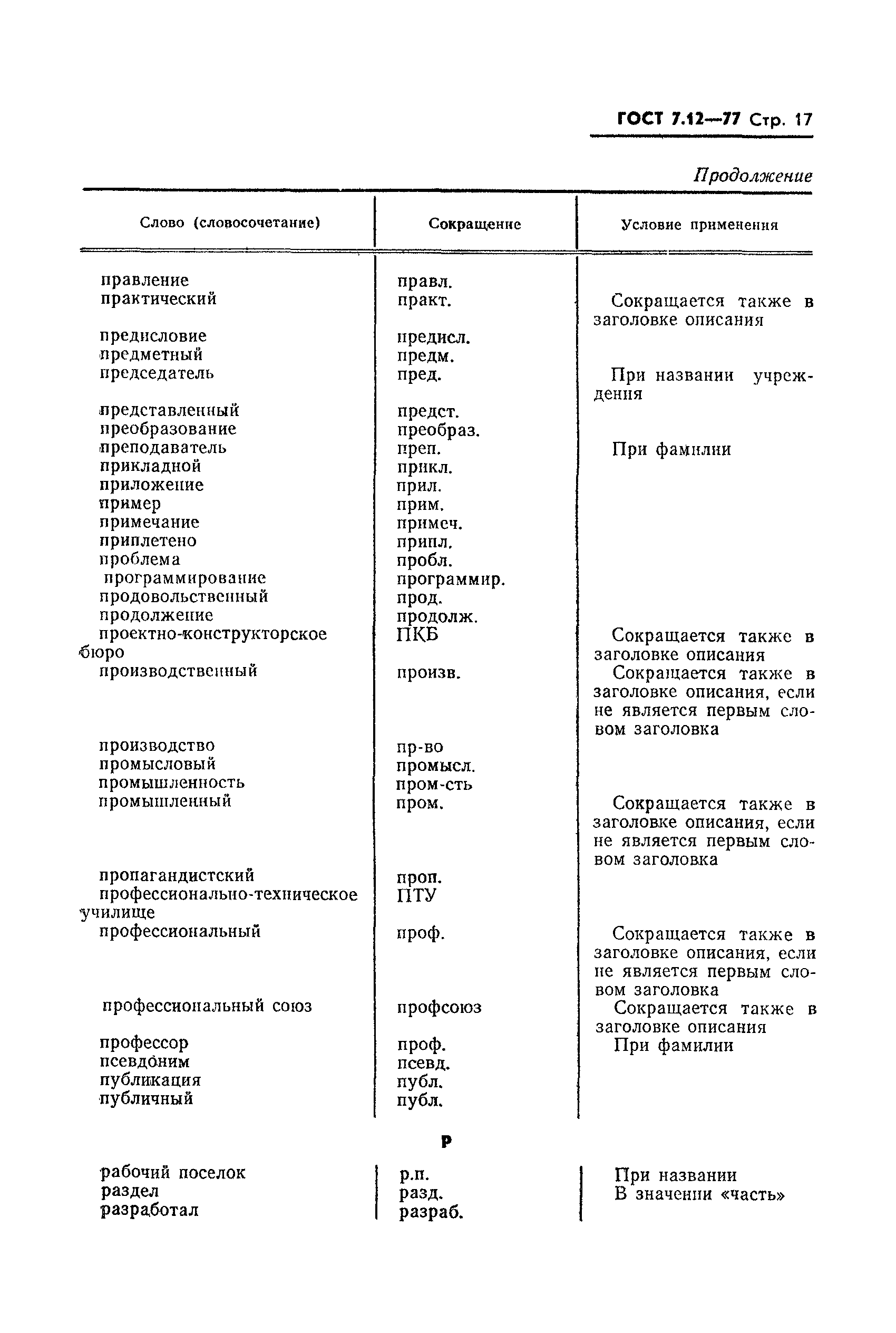 ГОСТ 7.12-77