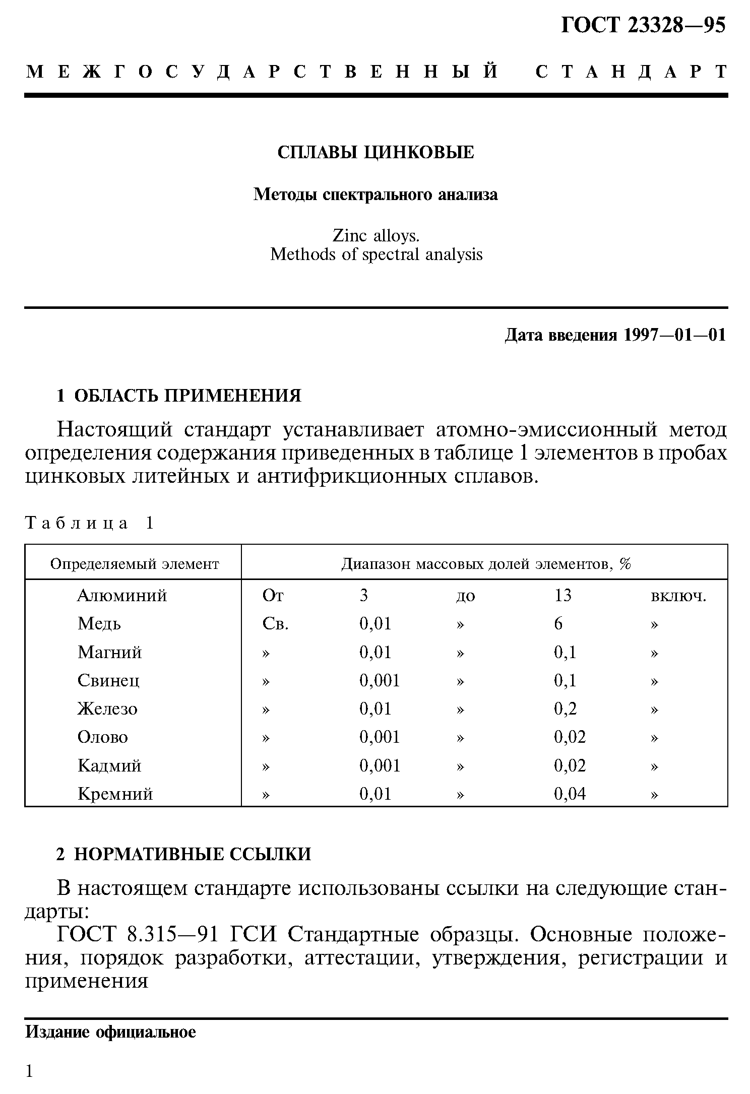 ГОСТ 23328-95