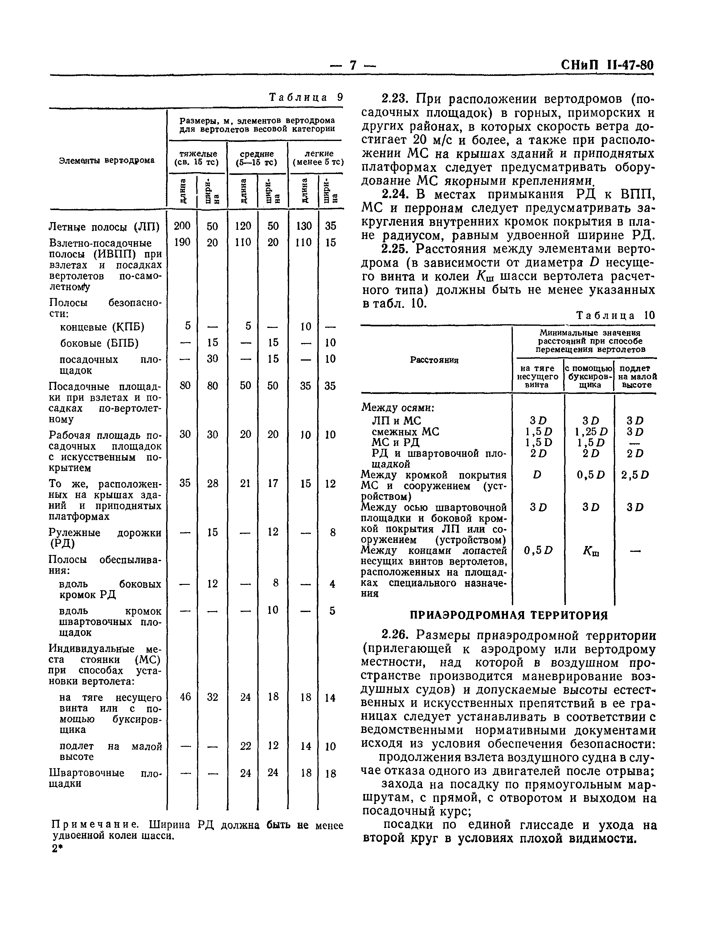 СНиП II-47-80