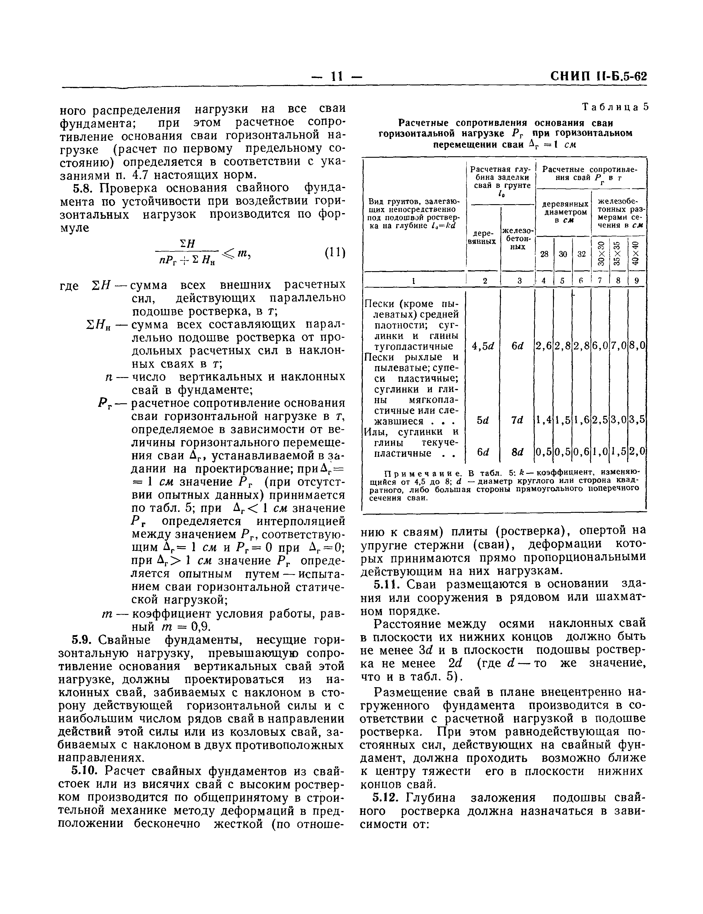 СНиП II-Б.5-62