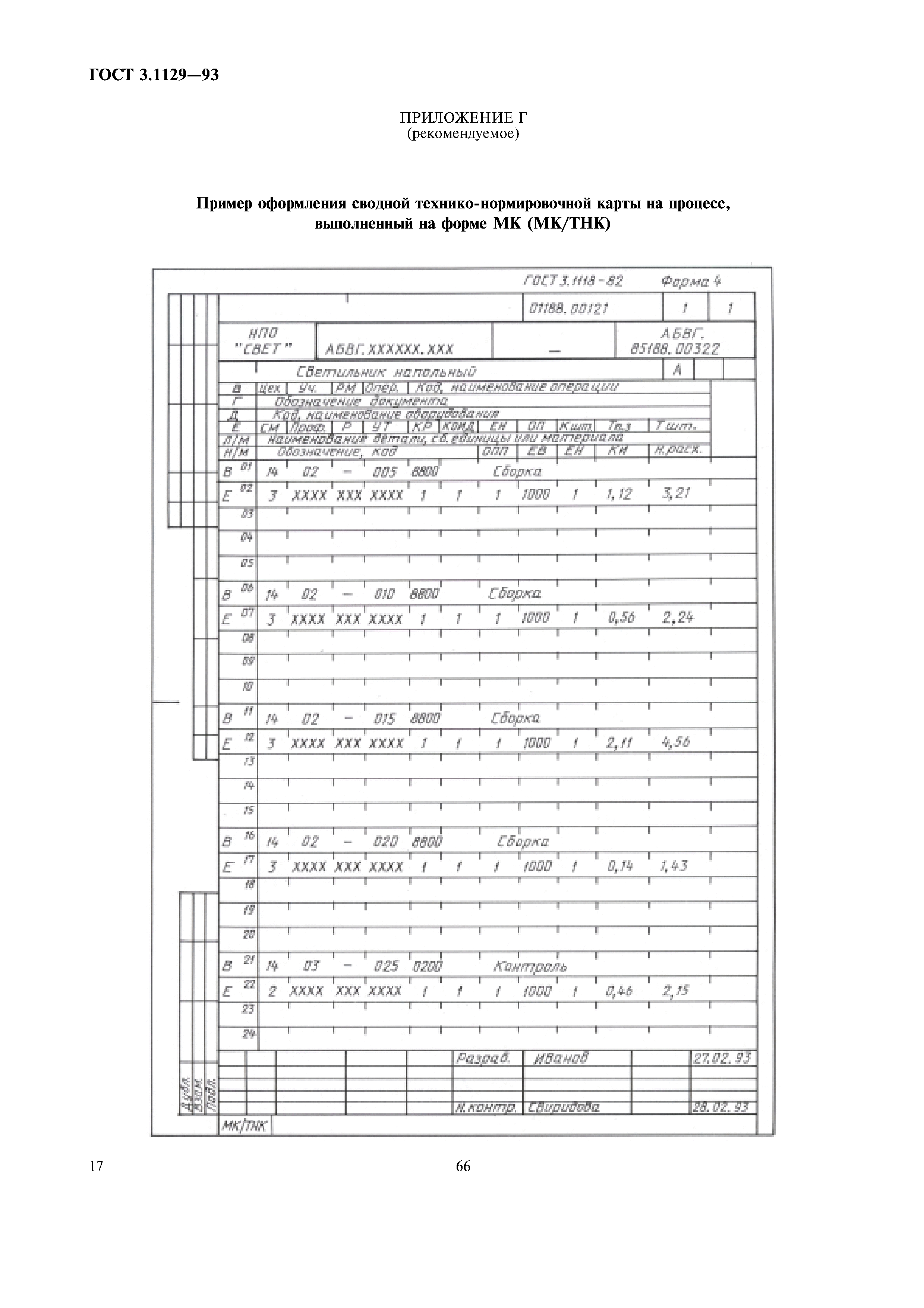 ГОСТ 3.1129-93