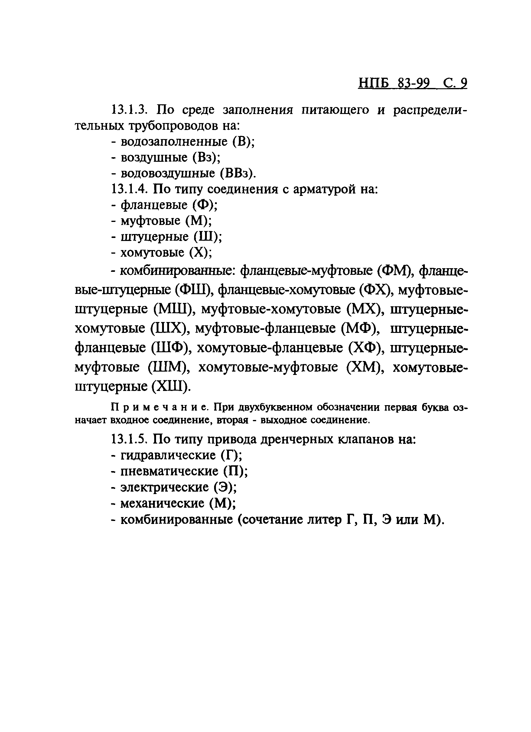 НПБ 83-99