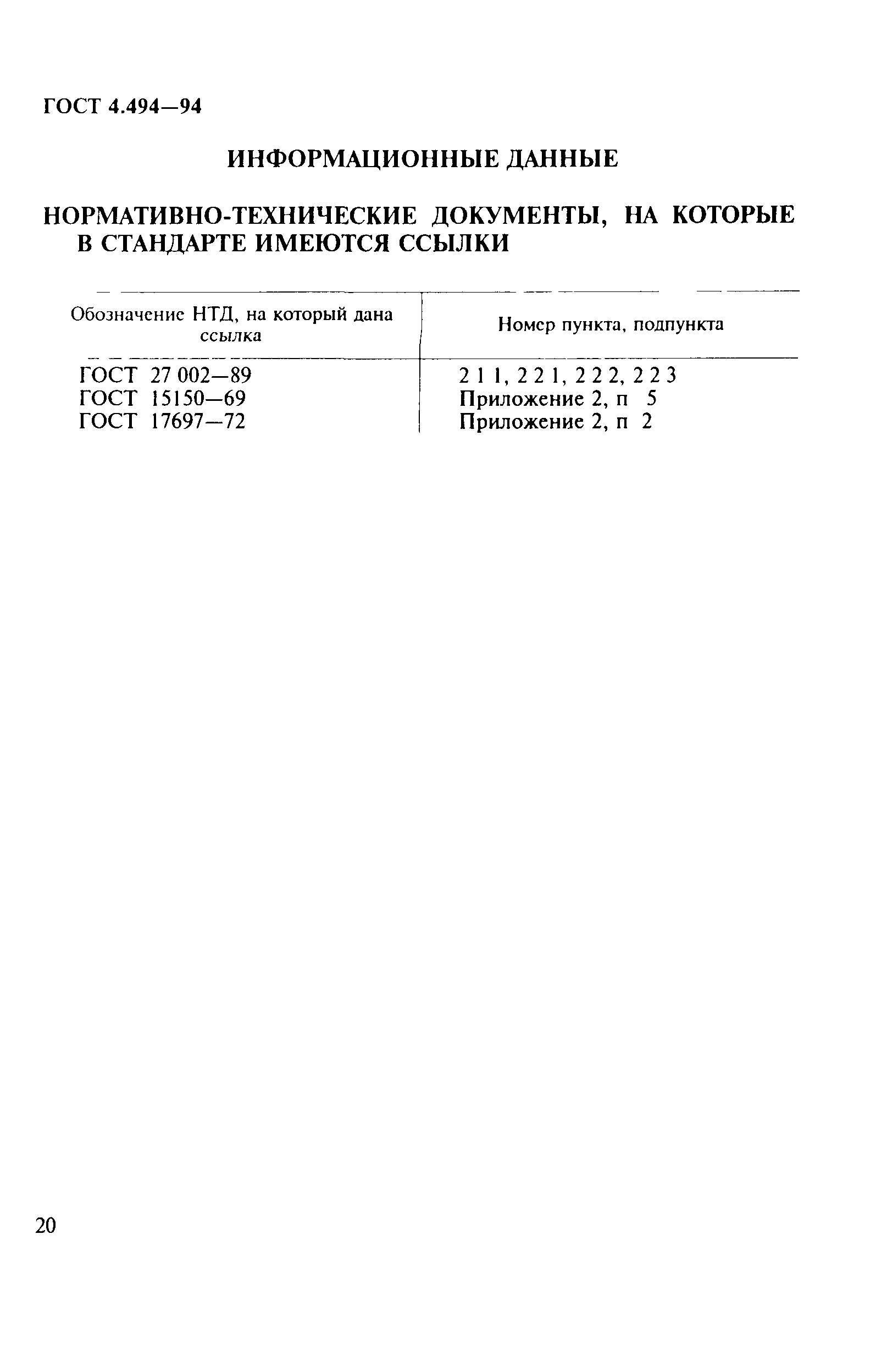 ГОСТ 4.494-94