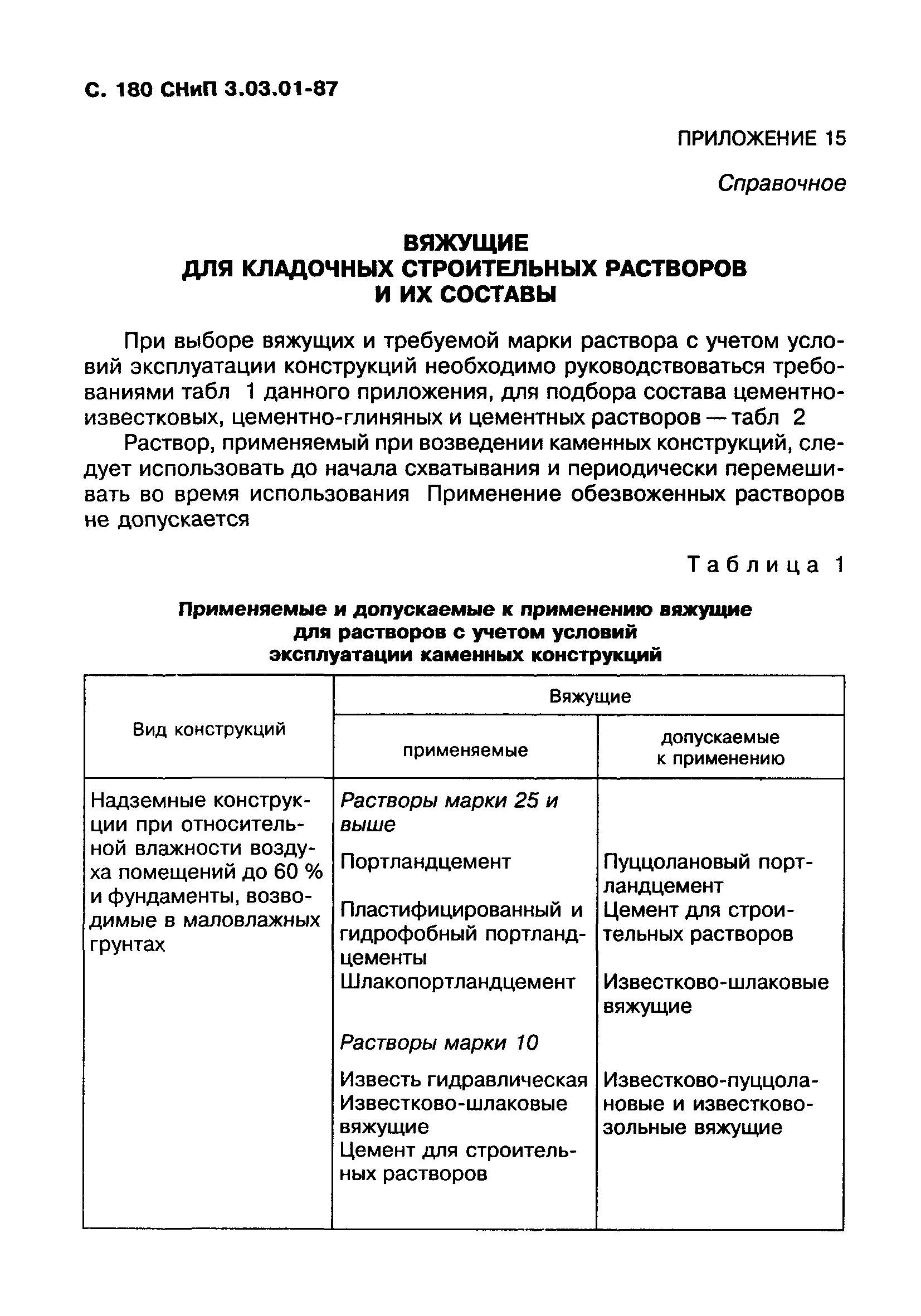 СНиП 3.03.01-87