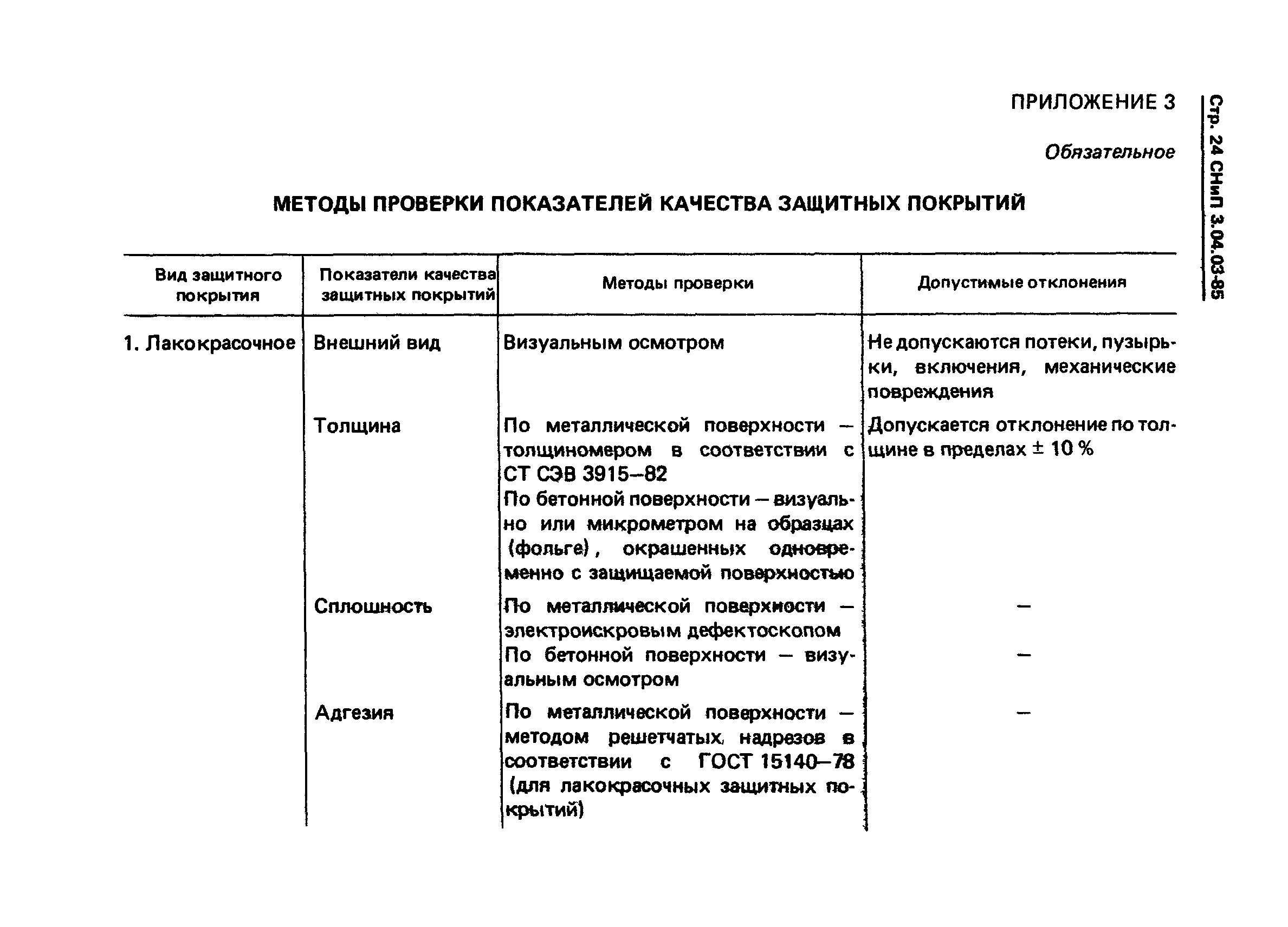 СНиП 3.04.03-85