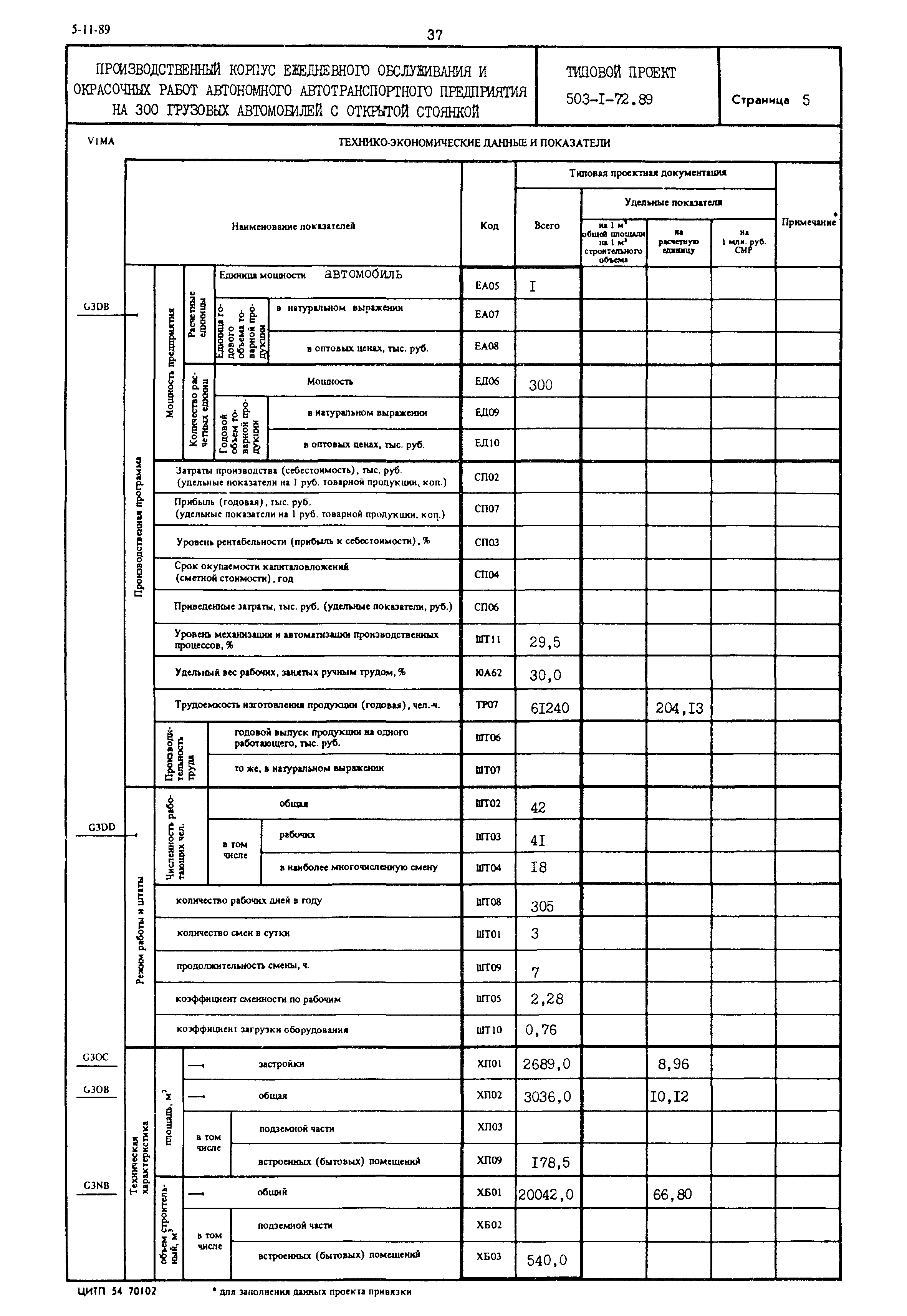 Типовой проект 503-1-72.89