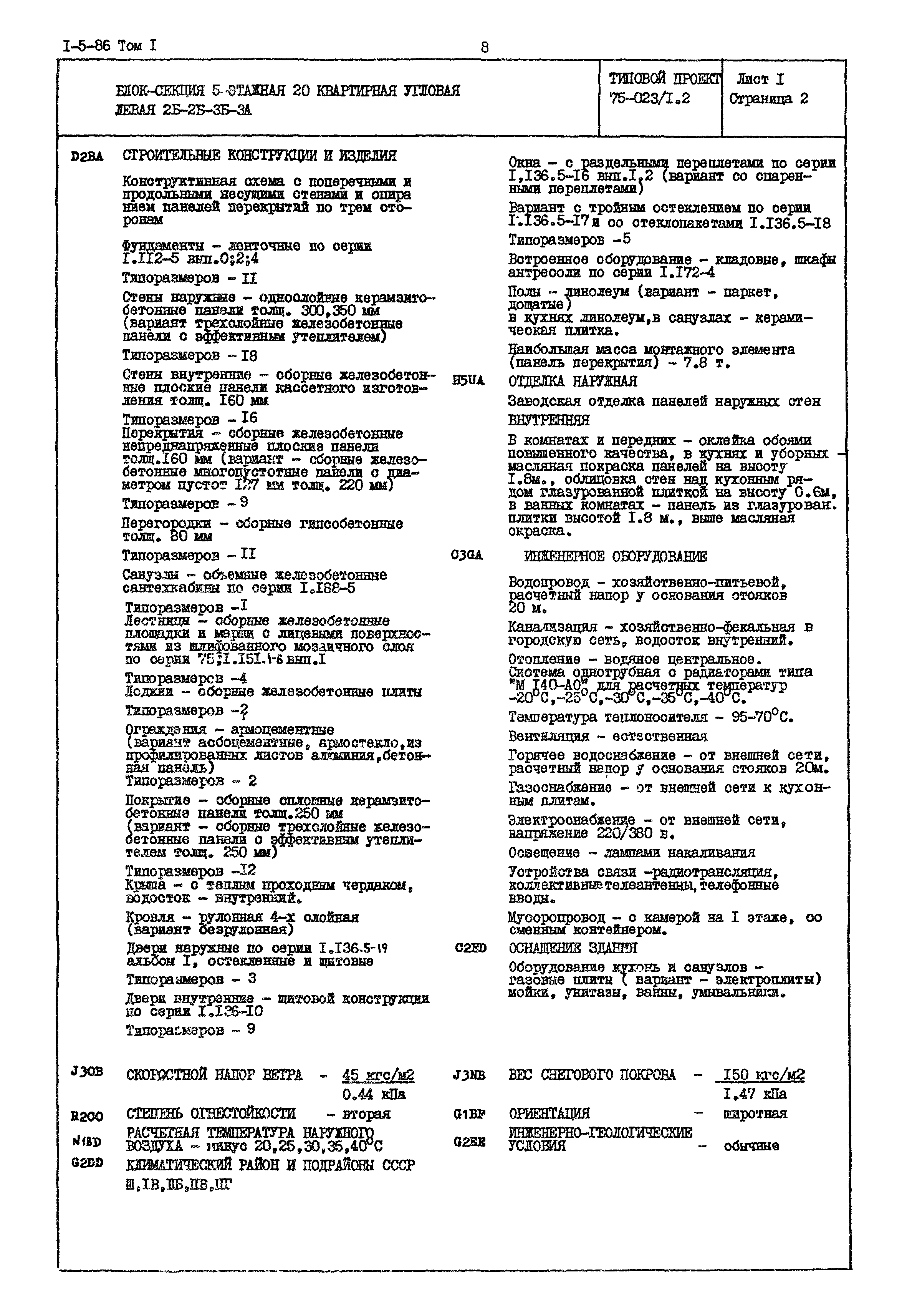 Типовой проект 75-023/1.2